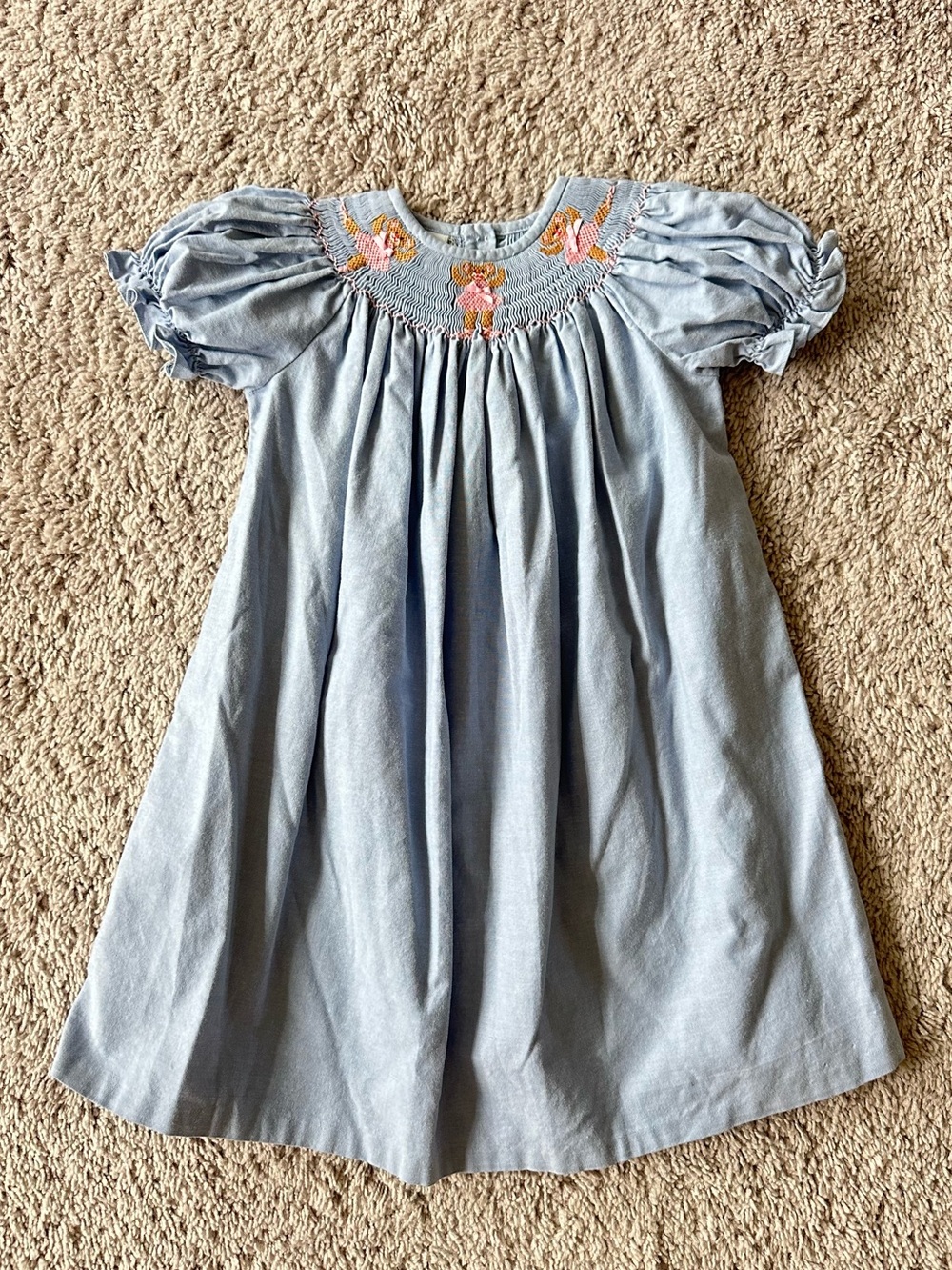 Vive La Fete for Ragland Girls Smocked Dress